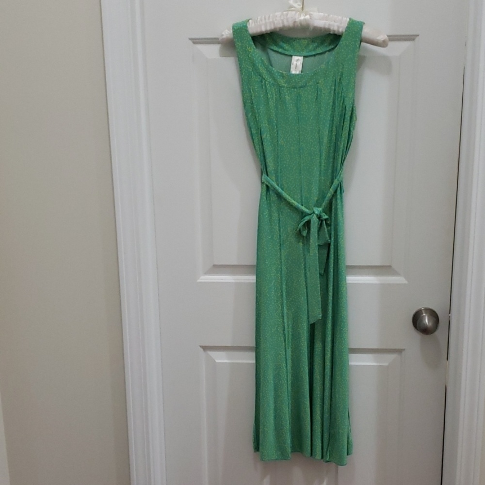 Belted Fitted Green dress